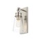 Z-Lite Wentworth 1 Light Wall Sconce, Brushed Nickel & Clear 2300-1SS-BN - alternate 5